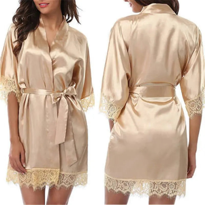 CHEMISE DE NUIT EN SATIN