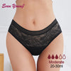 CULOTTE MENSTRUELLE DENTELLE FLORALE